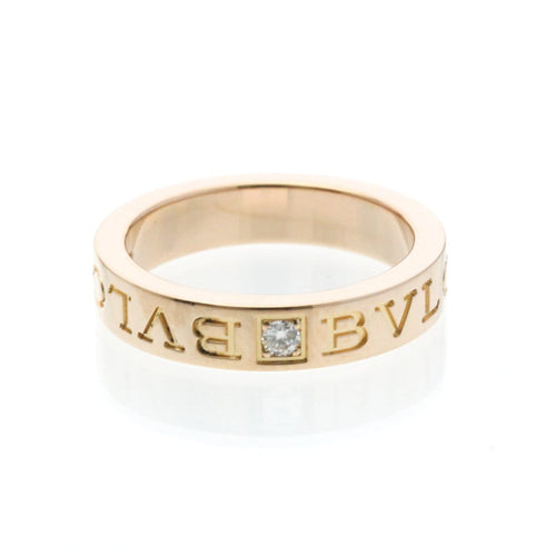 Bague Bvlgari Bvlgari Bvlgari Band Ring 18K Rose Gold with Diamond 58 Facettes k5df6xw0g0