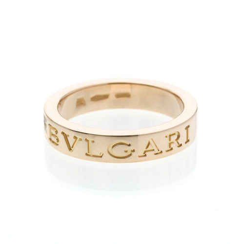 Bague Bvlgari Bvlgari Bvlgari Band Ring 18K Rose Gold with Diamond 58 Facettes k5df6xw0g0