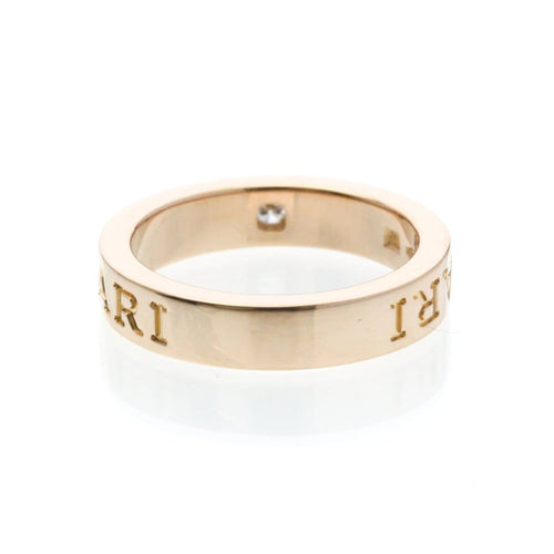 Bague Bvlgari Bvlgari Bvlgari Band Ring 18K Rose Gold with Diamond 58 Facettes k5df6xw0g0