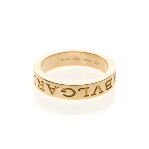 Bague Bvlgari Bvlgari - Bague bandeau en or rose 18K et diamant 58 Facettes yhkgtk3ls9