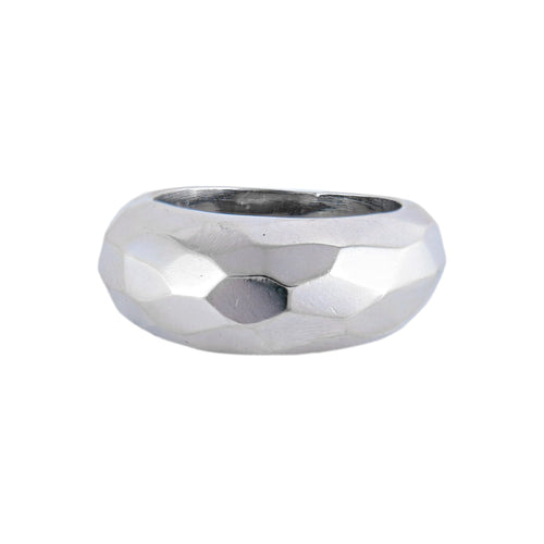Bague 51 Facette - Bague en or blanc 58 Facettes BO/220020 RIV
