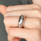 Bague 51 Facette - Bague en or blanc 58 Facettes BO/220020 RIV