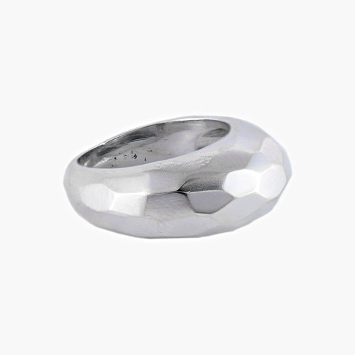 Bague 51 Facette - Bague en or blanc 58 Facettes BO/220020 RIV