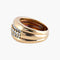 Bague 53.5 Bague jonc en or jaune et diamants 58 Facettes BO/220057