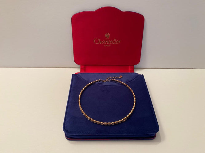 Collier Chantecler Paillettes - Collier choker en or rose et diamants 58 Facettes AZ-GAD-CH41774