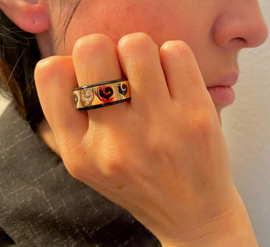 Bague 53 Chantecler Carousèl - Bague en or rose et diamants 58 Facettes AZ-GAD-CH41032