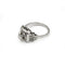 Bague 51 Bague ancienne - Bague en or blanc, platine et diamants 58 Facettes 260028SP
