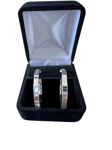 Boucles d'oreilles Boucles d'oreilles créoles en or Blanc 18 carats 58 Facettes 47