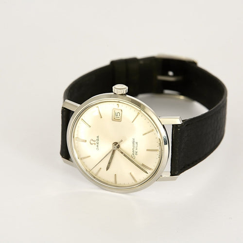 Montre Omega Seamaster De Ville - Montre en acier cadran argenté calibre 610 58 Facettes A1141