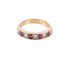 Bague 54 Infinity - Bague en or blanc diamants et rubis 58 Facettes BO/220097 NSS