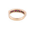 Bague 54 Infinity - Bague en or blanc diamants et rubis 58 Facettes BO/220097 NSS