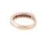 Bague 54 Infinity - Bague en or blanc diamants et rubis 58 Facettes BO/220097 NSS