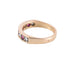 Bague 54 Infinity - Bague en or blanc diamants et rubis 58 Facettes BO/220097 NSS