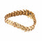 Bracelet Feuillage - Bracelet articulé en or jaune et diamants 58 Facettes BO/2200127