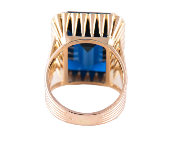 Bague 52 Bague en or jaune et spinelle 58 Facettes BO/220115