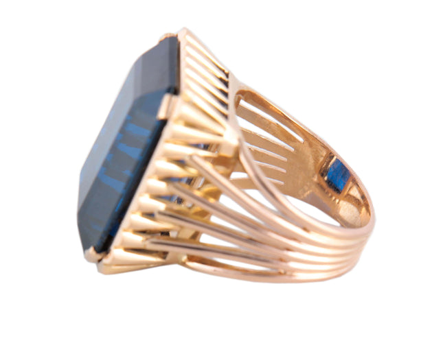 Bague 52 Bague en or jaune et spinelle 58 Facettes BO/220115