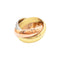 Bague 48 Bague Cartier, "Trinity", or jaune, or blanc, or rose. 58 Facettes 35567