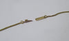 Collier Collier négligé antillais XIXe siècle en or jaune 18 carats 58 Facettes Collier