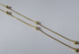 Collier Collier négligé antillais XIXe siècle en or jaune 18 carats 58 Facettes Collier
