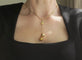Collier Collier négligé antillais XIXe siècle en or jaune 18 carats 58 Facettes Collier