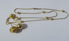 Collier Collier négligé antillais XIXe siècle en or jaune 18 carats 58 Facettes Collier