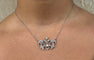 Collier Collier Art nouveau en or blanc 18 carats, platine et diamants 58 Facettes BO/220125