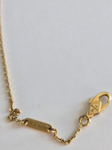 Collier Van Cleef & Arpels Sweet Alhambra - Collier en or jaune et nacre 58 Facettes Jnci03