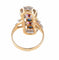 Bague 52 Art Déco - Bague en or jaune saphirs et diamants 58 Facettes BO/220088