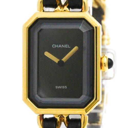 Montre Chanel Premiere Rock Quartz Watch Plated Metal and Leather 58 Facettes zjoh94hcl4