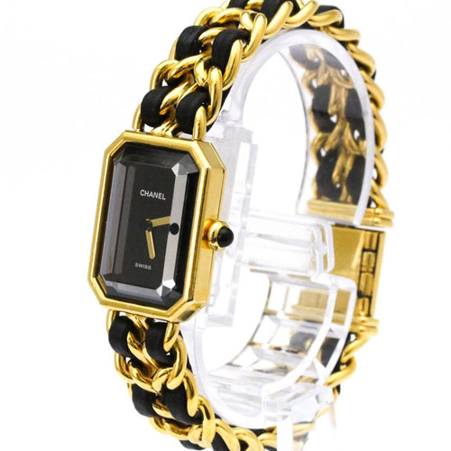 Montre Chanel Première Rock - Montre en métal plaqué et cuir 58 Facettes ullv6akp51