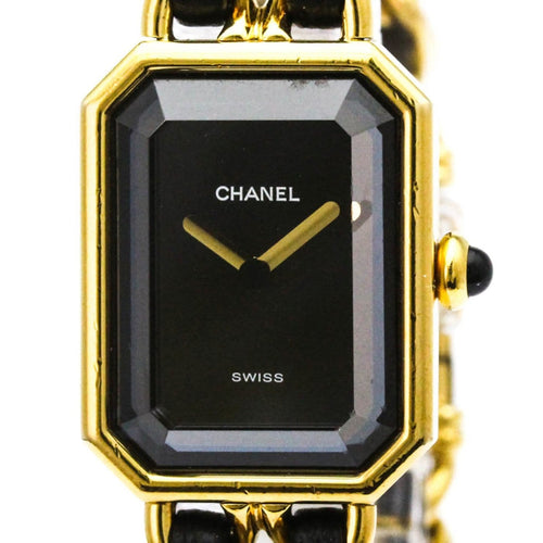 Montre Chanel Première Rock - Montre en métal plaqué et cuir 58 Facettes ullv6akp51