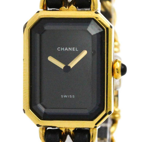 Montre Chanel Première Rock - Montre quartz en métal plaqué or et cuir 58 Facettes hj6oeowk5e