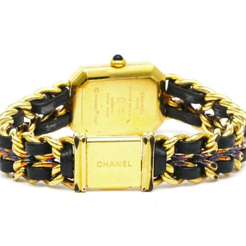 Montre Chanel Première Rock - Montre quartz en métal plaqué or et cuir 58 Facettes hj6oeowk5e