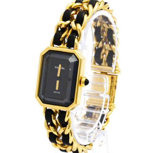 Montre Chanel Première Rock - Montre quartz en métal plaqué et cuir 58 Facettes qihw9bwq1n