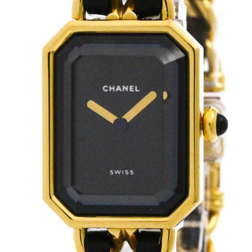 Montre Chanel Première Rock - Montre quartz en métal plaqué et cuir 58 Facettes qihw9bwq1n