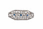 Broche Art Déco - Broche en or blanc et platine diamants et saphirs 58 Facettes BO/2201301