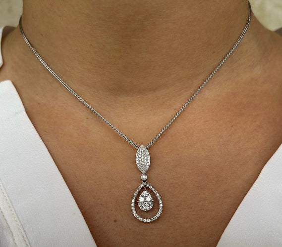 Collier Vahan - Collier en or blanc 18 carats et diamants 58 Facettes BO/220045 RIV