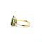 Bague 54 Infinity Green - Bague solitaire en or jaune 18k et tourmaline verte 58 Facettes 50459