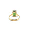 Bague 54 Infinity Green - Bague solitaire en or jaune 18k et tourmaline verte 58 Facettes 50459