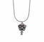 Collier Collier pendentif broche en or blanc et argent serti de diamants 58 Facettes BO/220146