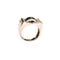 Bague 55 Bague Tank pont en or blanc et saphirs calibrés, diamants 58 Facettes LMB-346