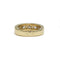 Bague 54 Demi-alliance en or jaune 750‰ sertie de diamants 58 Facettes 260121R