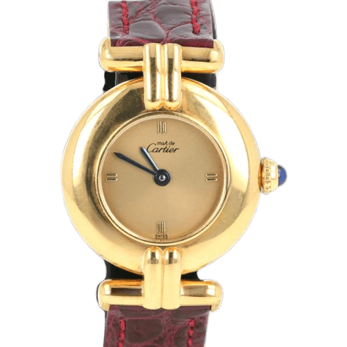 Montre Cartier Montre Colisée Must De Cartier Vermeil 58 Facettes MT45989