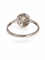 Bague 59 Bague victorienne cluster en or blanc 18 carats et diamants 58 Facettes Bague-0015