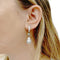 Boucles d'oreilles Boucles d'oreilles pendantes or blanc, diamants et perles. 58 Facettes 35595