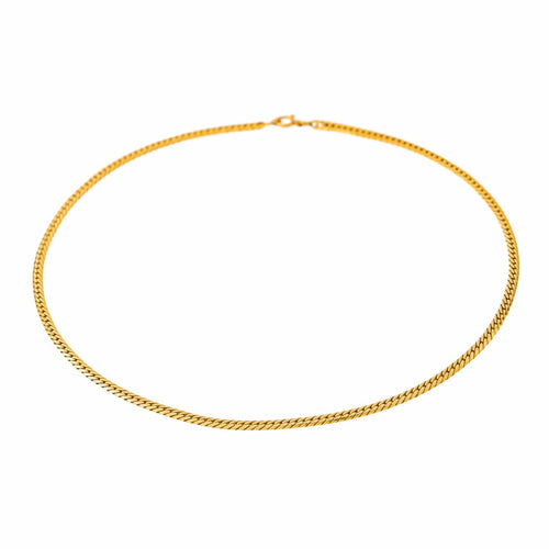 Collier Collier en or jaune 18k, maille anglaise 58 Facettes 5202405CN
