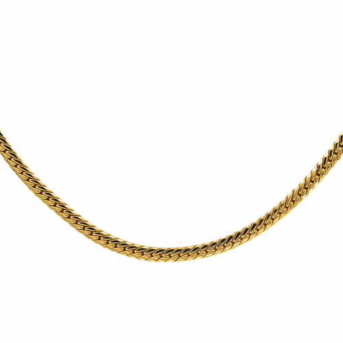 Collier Collier en or jaune 18k, maille anglaise 58 Facettes 5202405CN