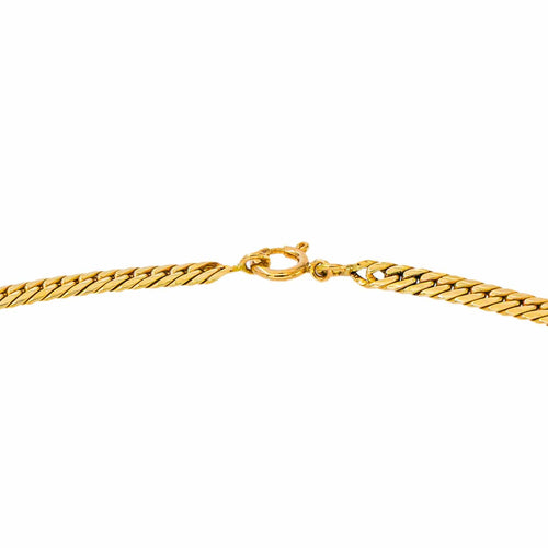 Collier Collier en or jaune 18k, maille anglaise 58 Facettes 5202405CN