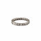Bague 49.5 Alliance américaine - Bague en or blanc et diamants 58 Facettes BO/230021