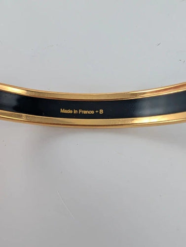 Bracelet Hermès - Jonc Lanternes, Ballons et Cocardes en émail et plaqué or rose 58 Facettes 1084